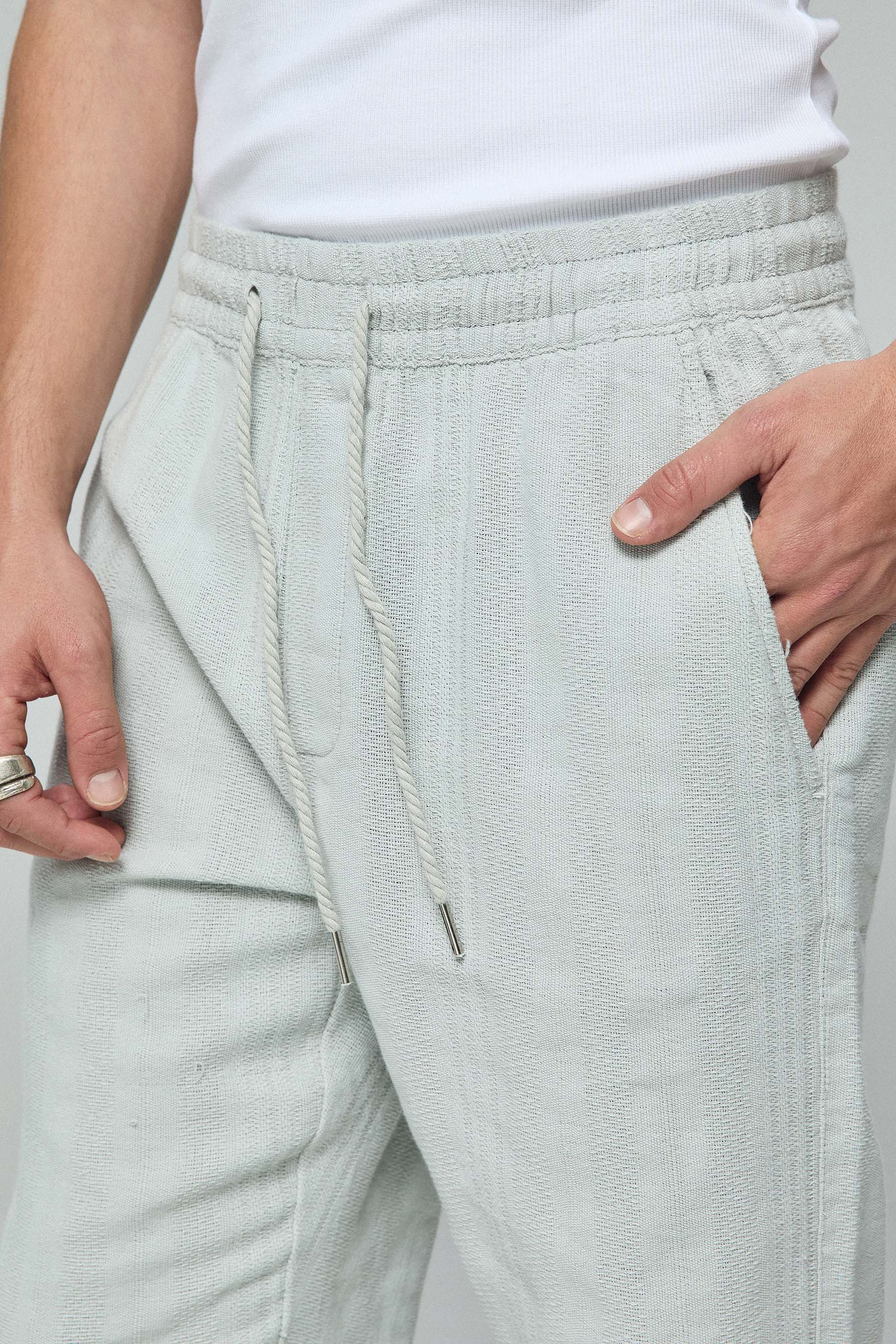 מכנסי ניו אמאלפי פס - Image 3